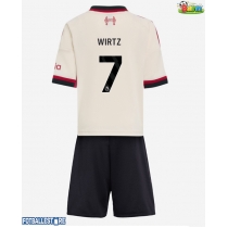 Liverpool Florian Wirtz #7 Bortedraktsett Barn 2025-26 Kortermet (+ Korte bukser)